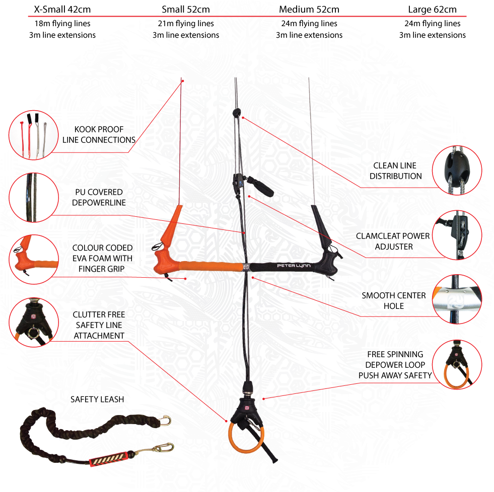 Barra Kitesurf (980x988), Png Download
