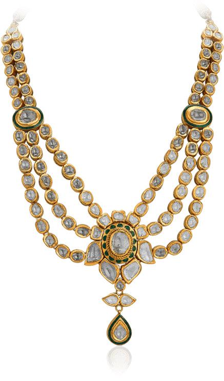 Jadau Jaipur Jewels Necklaces - Jadau Necklaces (800x800), Png Download