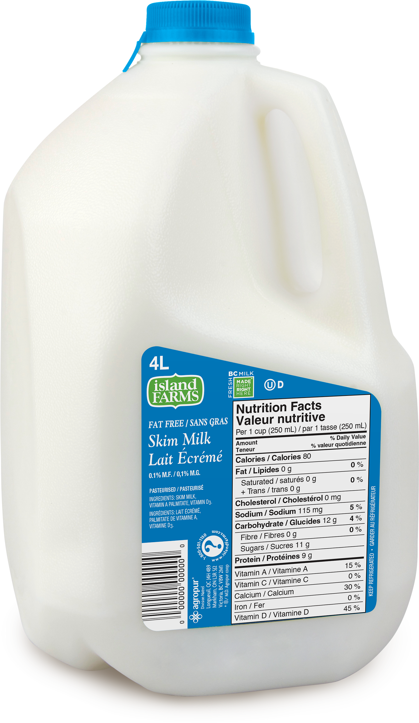 4l If Skim Milk - Island Farms Milk Recall (2000x3000), Png Download