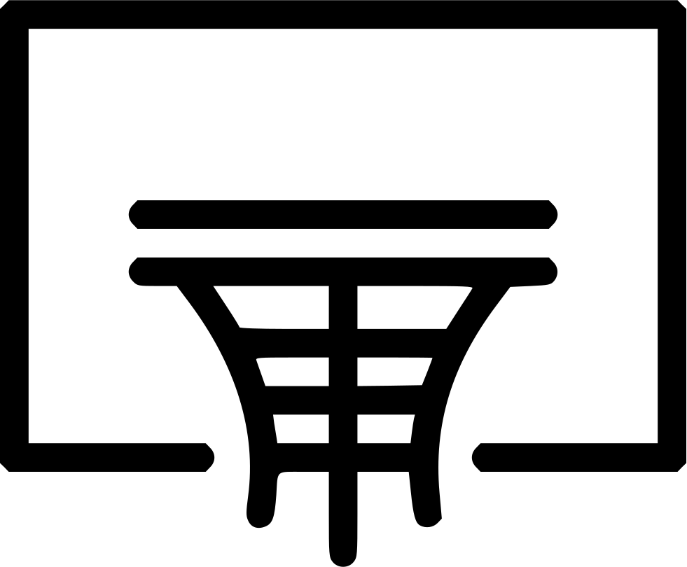 Basketball Hoop Comments - Basketball Net Flat Design (981x810), Png Download