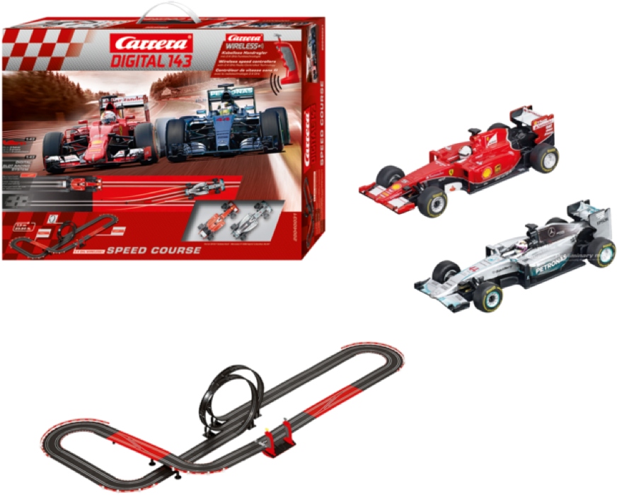 Carrera Slot Car Digital 143 Racing Kit - Carrera Digital 143 40031 Speed Course Set (975x835), Png Download