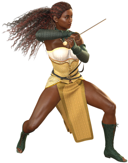 Woman, Sword, Amazone, Heroine, Warrior, Fantasy - Action Figure (640x640), Png Download