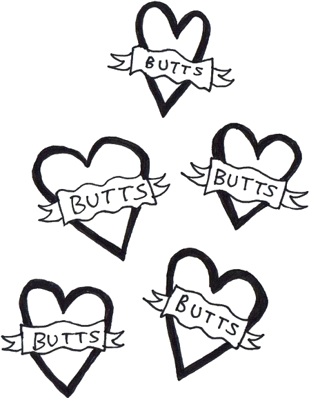 Jpg Free Download Image About Cute In - Transparent Butt (500x626), Png Download