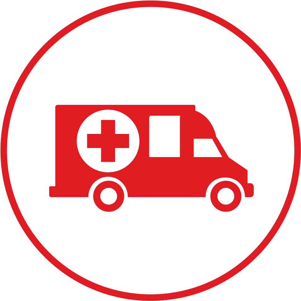 Erv Icon - Red Cross (1000x1000), Png Download