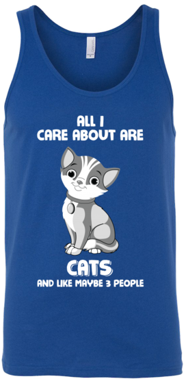 All I Care About Are My Cats And Like Maybe 3 People - Stand For Our Flag Shirts (600x600), Png Download