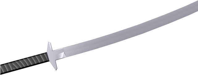 Katana Clipart Transparent Background - Melee Weapon (640x480), Png Download