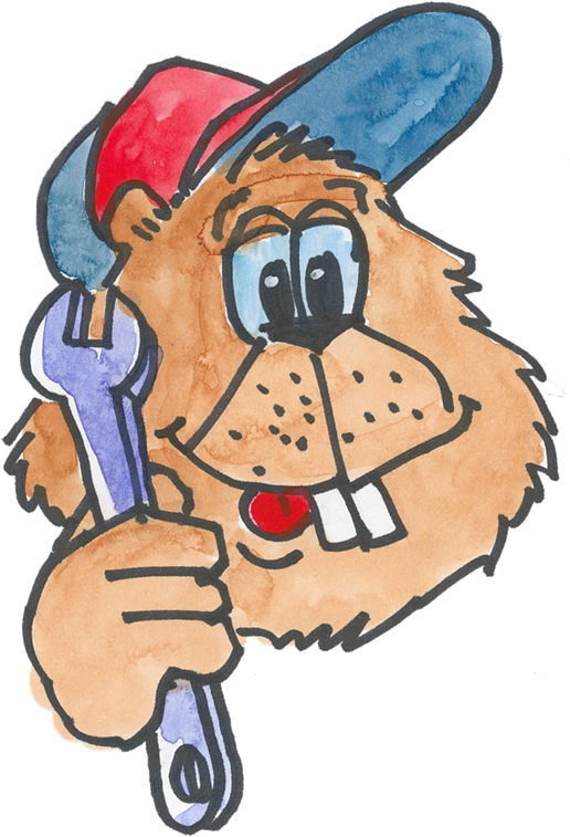 13 Car Guy W Wrench - Cartoon (521x768), Png Download