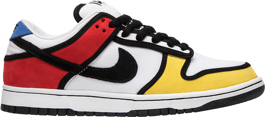 Nike Dunk Sb Low Piet Mondrian (1000x1000), Png Download