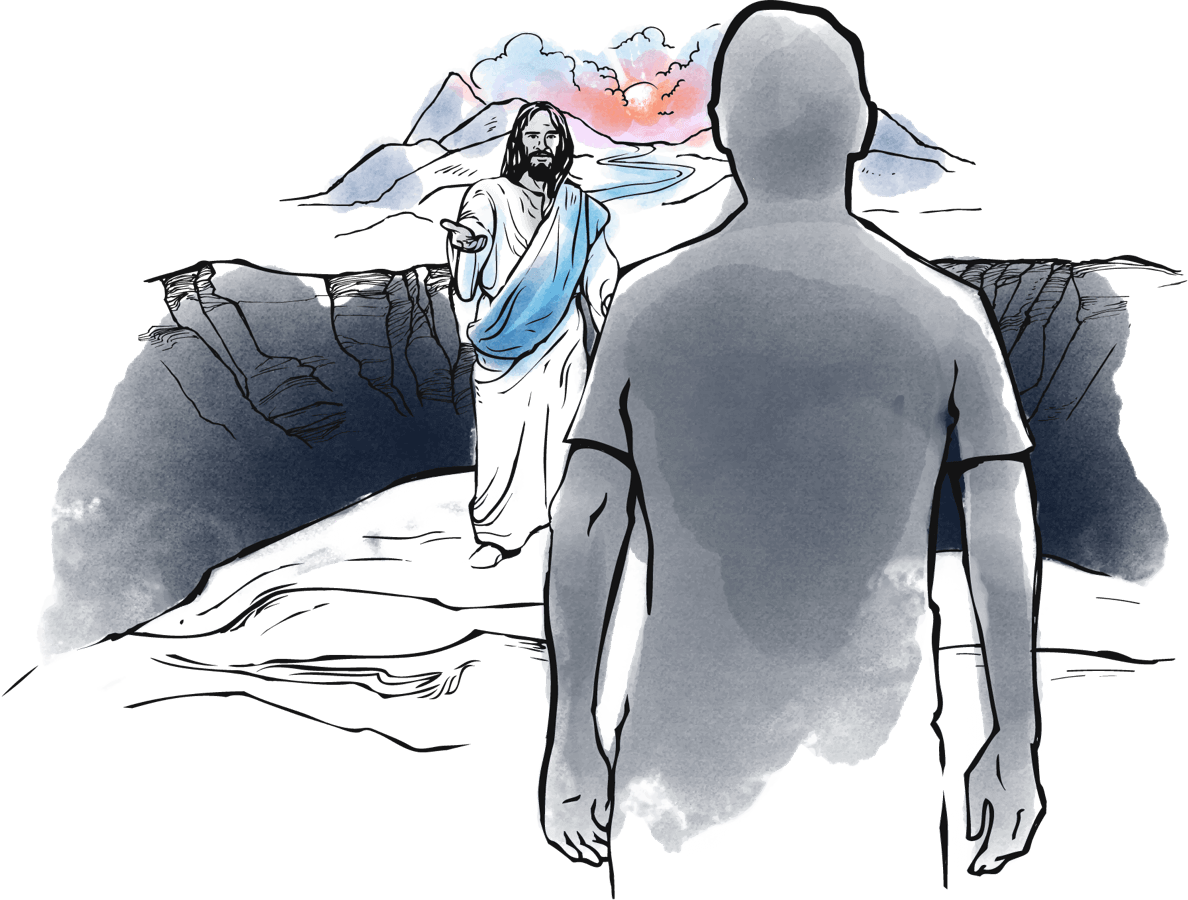 It Is Not Enough Just To Know These Three Principles - Life With God Drawing (1188x900), Png Download