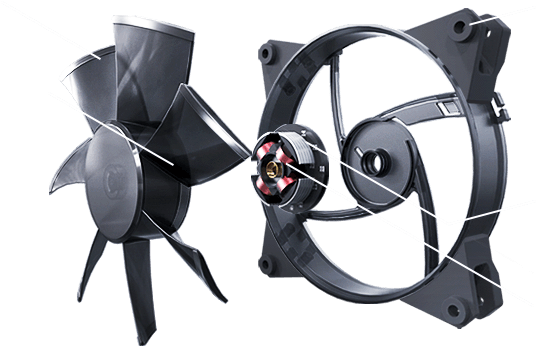 Precision Material With 490,000hr Life Expectancy - Ventilation Fan (1000x420), Png Download