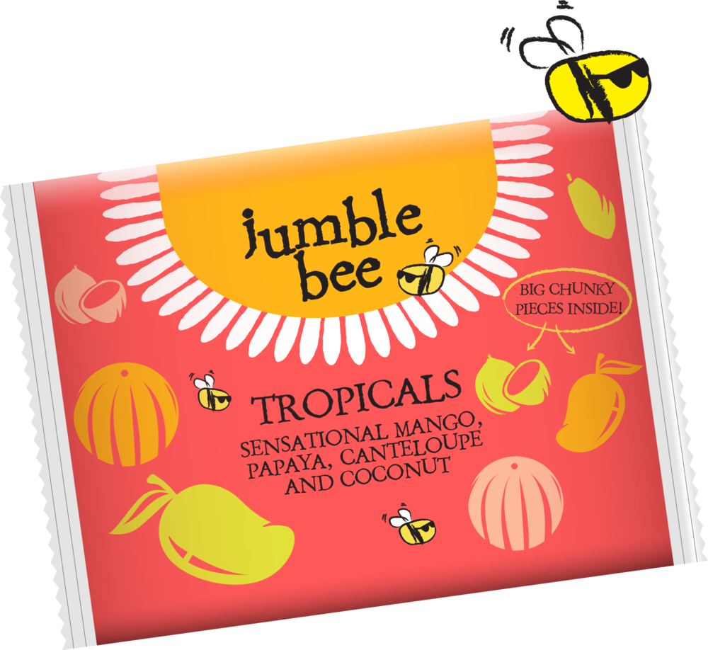 Mango Mix Flying-04 - Jumble Bee Mango Mix 100g (1000x918), Png Download