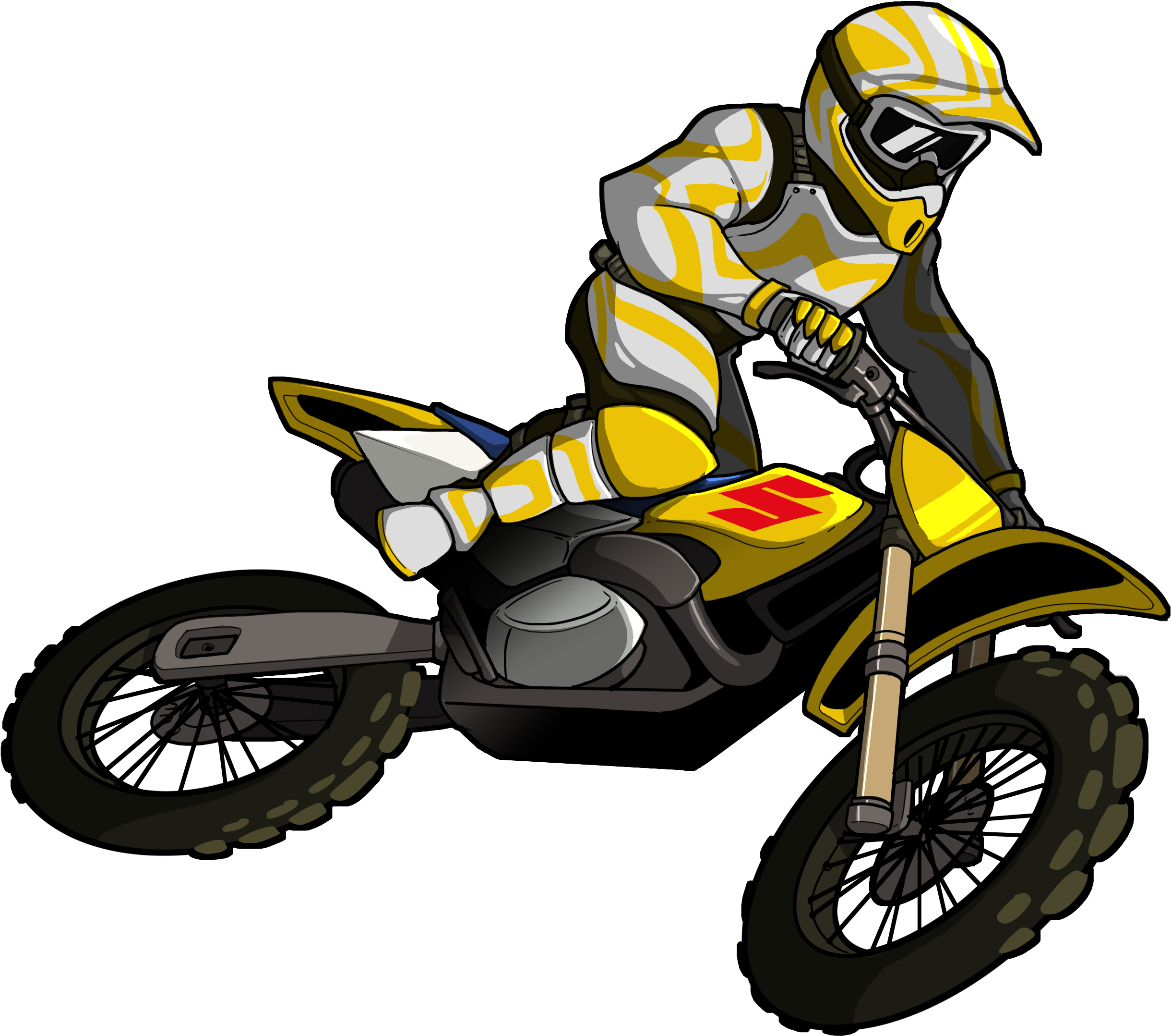 Web Logos And Game Icon - Moto Cross Png (2500x2500), Png Download