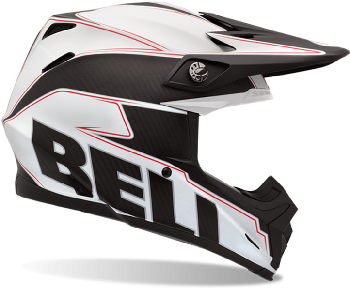 Capacete Motocross Png - Bell Moto 9 Carbon Emblem (760x760), Png Download
