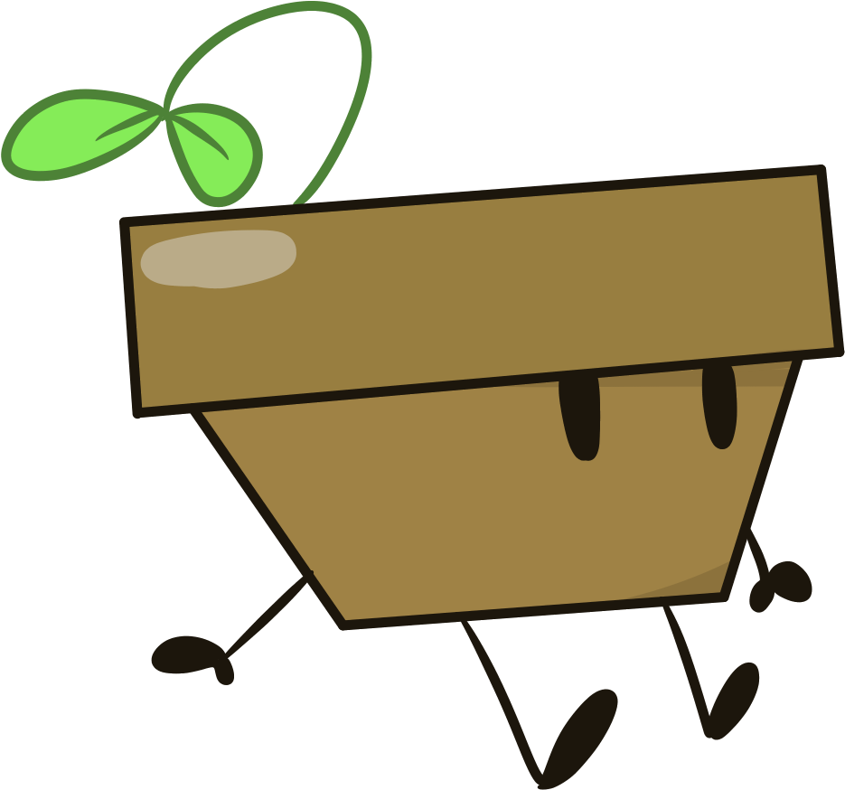 Flowerpot - Thumbnail (1000x900), Png Download