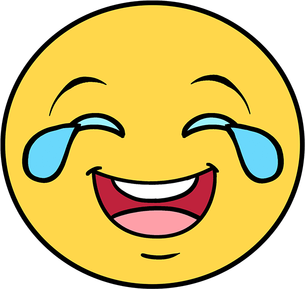 Laughing Crying Emoji Png - Smiley Face (680x678), Png Download