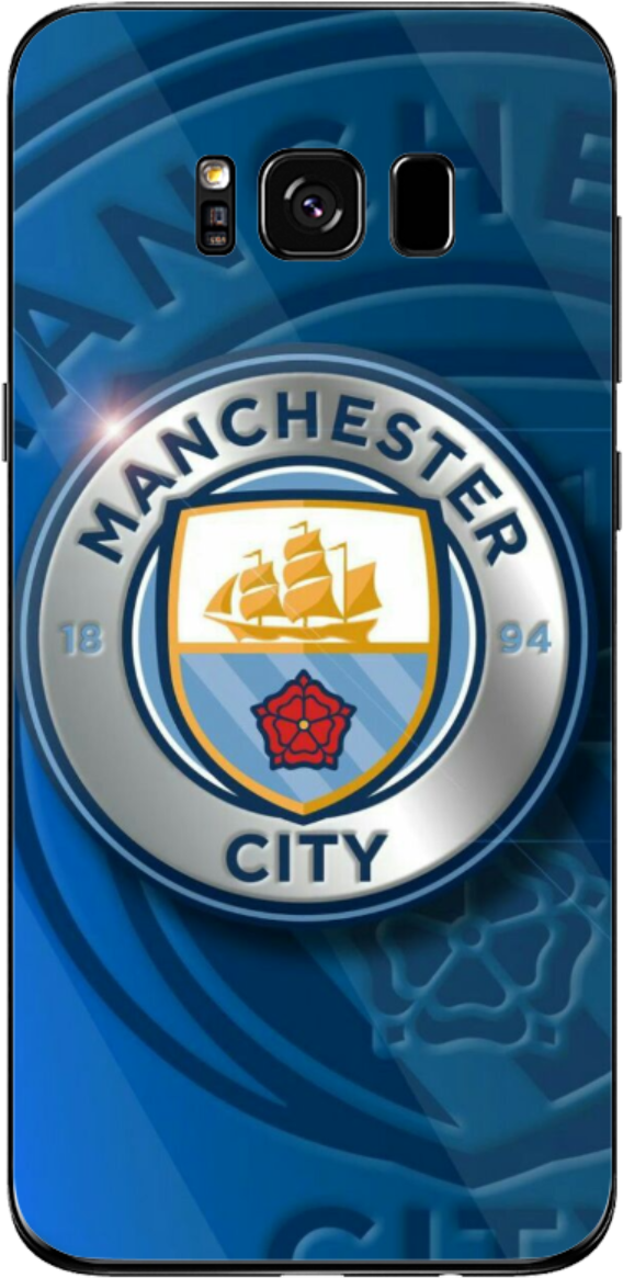 Manchester City Logo Samsung Mobile Cover - Logo Wallpaper Manchester City (1200x1200), Png Download