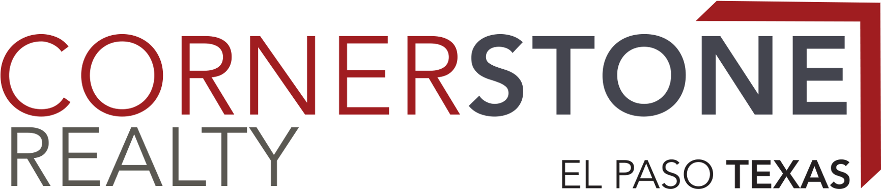 El Paso, Texas - Cornerstone Realty El Paso (1757x374), Png Download