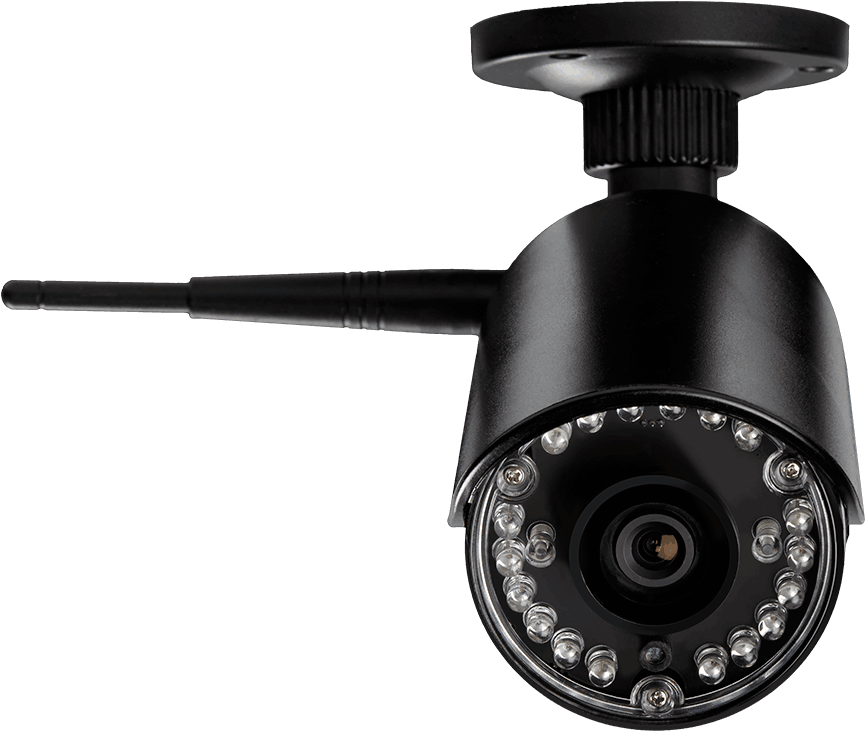 Dvr Security System With 4 Wireless Cameras - Lorex Lw1684uw Wireless Security Camera System With (1200x800), Png Download