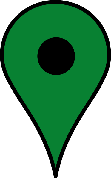 Marker For Residencelamontagne Clip - Google Map Pin Green (372x594), Png Download