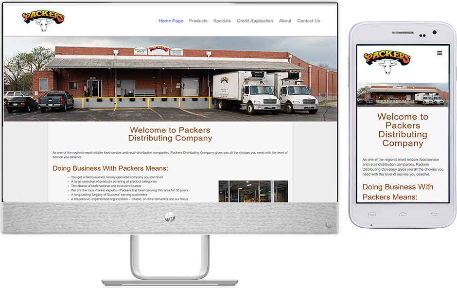 Site Guy Portfolio-packers Distributing - Food Truck (1000x601), Png Download
