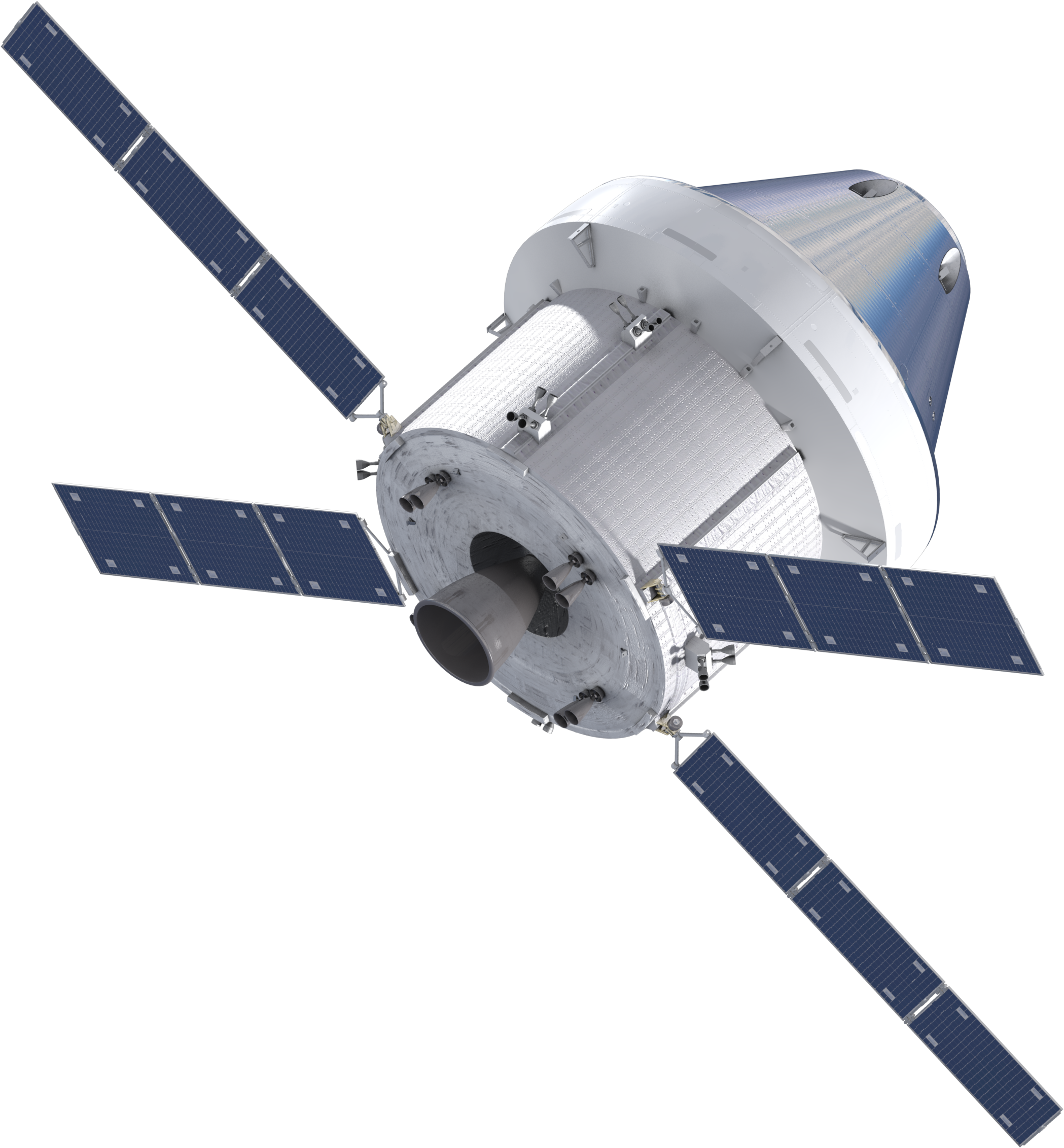 Orthographic View Of Orion Spacecraft, Top-back With - Spacecraft (4267x2400), Png Download