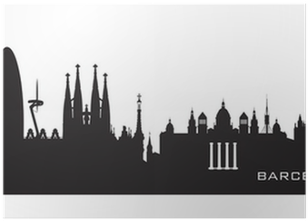 Skyline Silhouette Png Barcelona Spain City Skyline - Logo Allen & Overy (400x400), Png Download