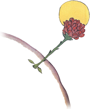 Rosa Do Pequeno Principe (383x466), Png Download