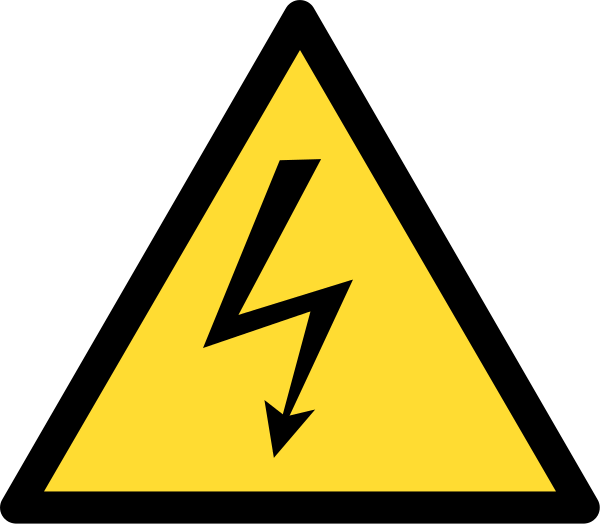 Download - High Voltage Sign Png (600x525), Png Download
