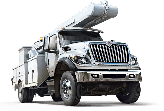 Utility Trucks - International (669x471), Png Download