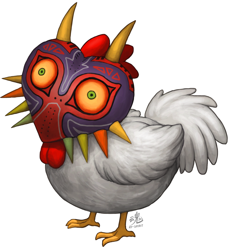 Ry-spirit The Legend Of Zelda - Zelda Cucco (800x866), Png Download
