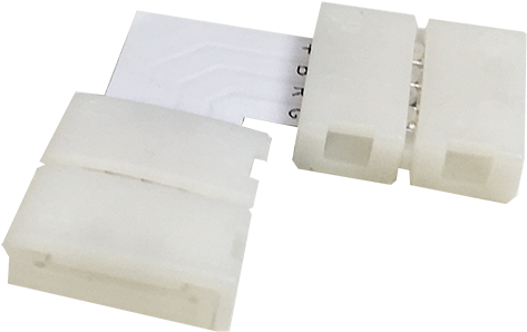 Connector For Smd 5050 Rgb Led Strip 90° L Shape - Electronic Component (1000x1000), Png Download