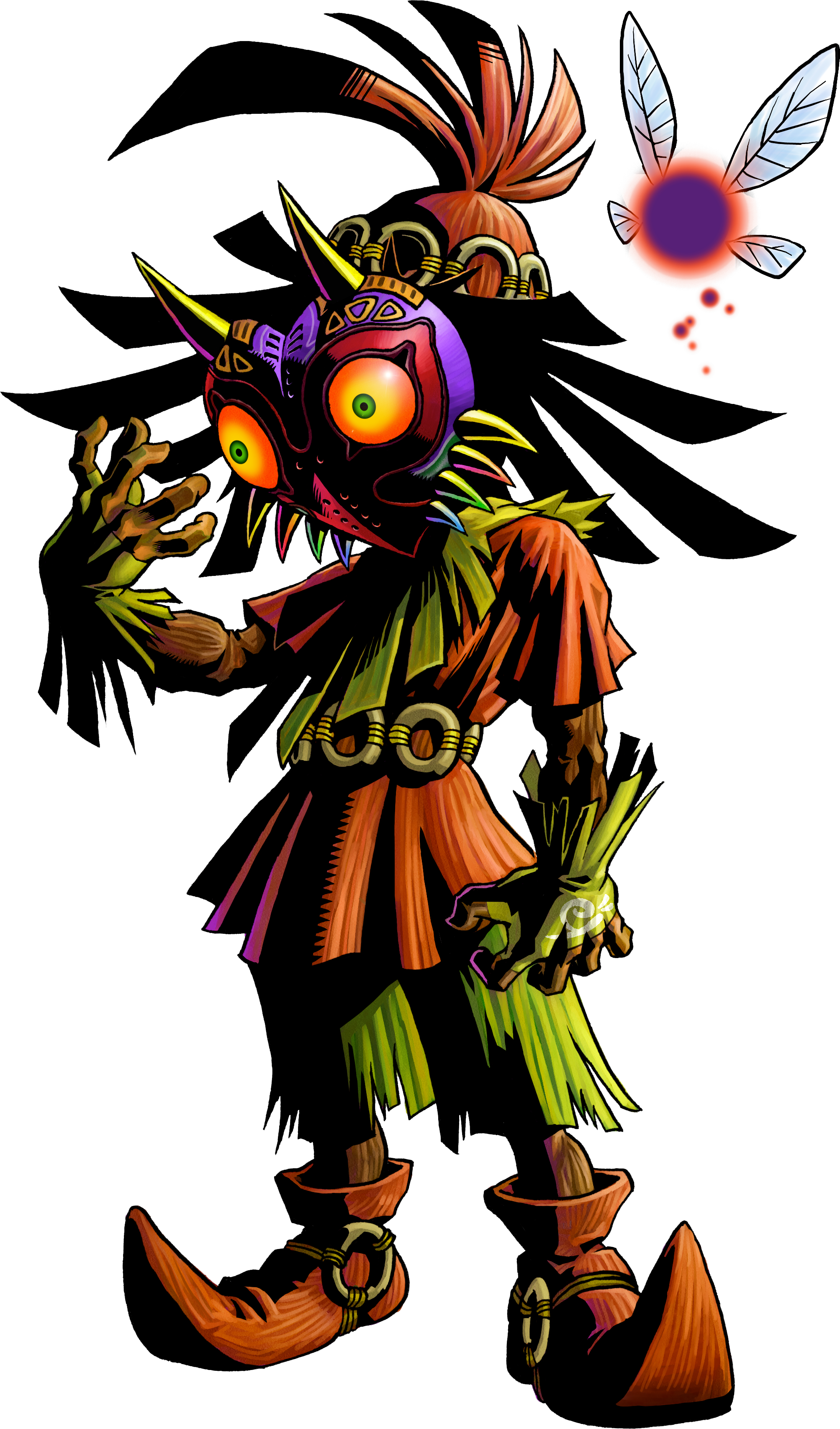 Skull Kid, Majora's Puppet, The Main Villan Who Stole - Skull Kid (2007x3414), Png Download