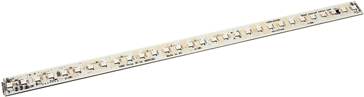 The Mbnled Dmx Strip 30 Has A Length Of 42 Cm And Is - Ruler (800x256), Png Download