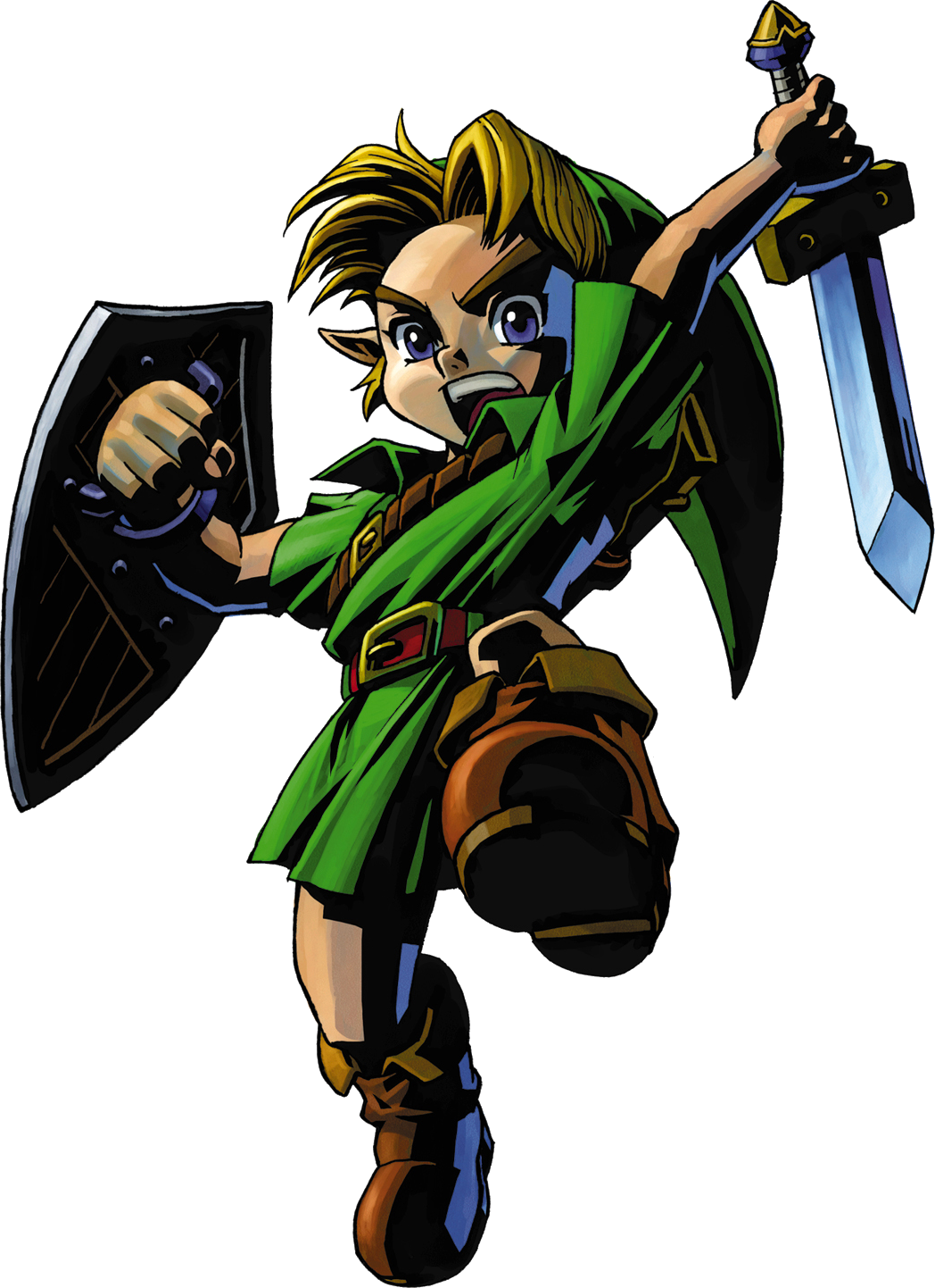 Link Artwork 2 - Legend Of Zelda Majora's Mask Link (1048x1442), Png Download