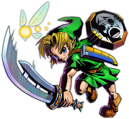 The Legend Of Zelda Series, Regarded As One Of Link's - Zelda Majora's Mask Artwork (447x410), Png Download