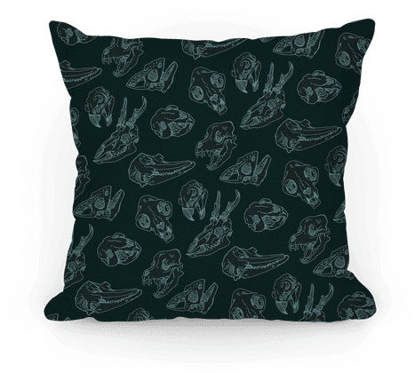 Animal Skull Pattern Pillow - Human (484x484), Png Download