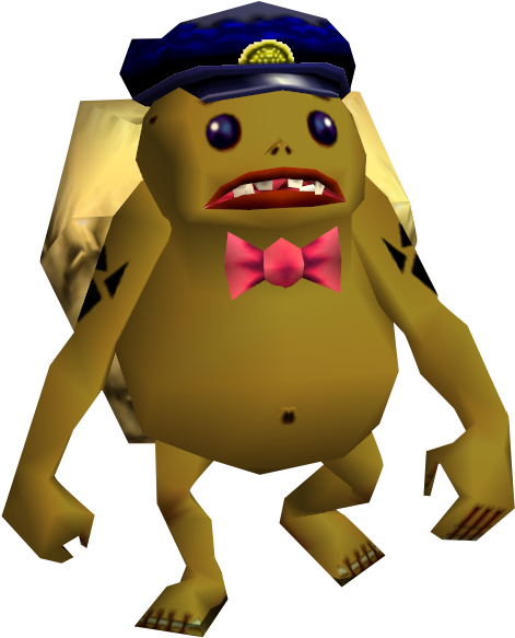 Link The Goron - Majora's Mask Goron Inn (485x592), Png Download