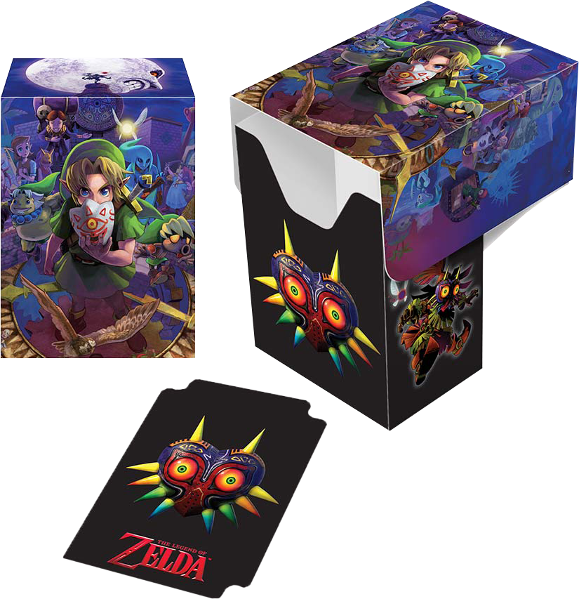 The Legend Of Zelda - Ultra Pro Legend Of Zelda Deck Box Majoras Mask (825x853), Png Download