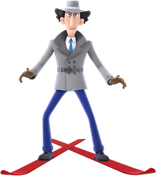 Gadget Skis - Inspector Gadget Cartoon Png (601x681), Png Download