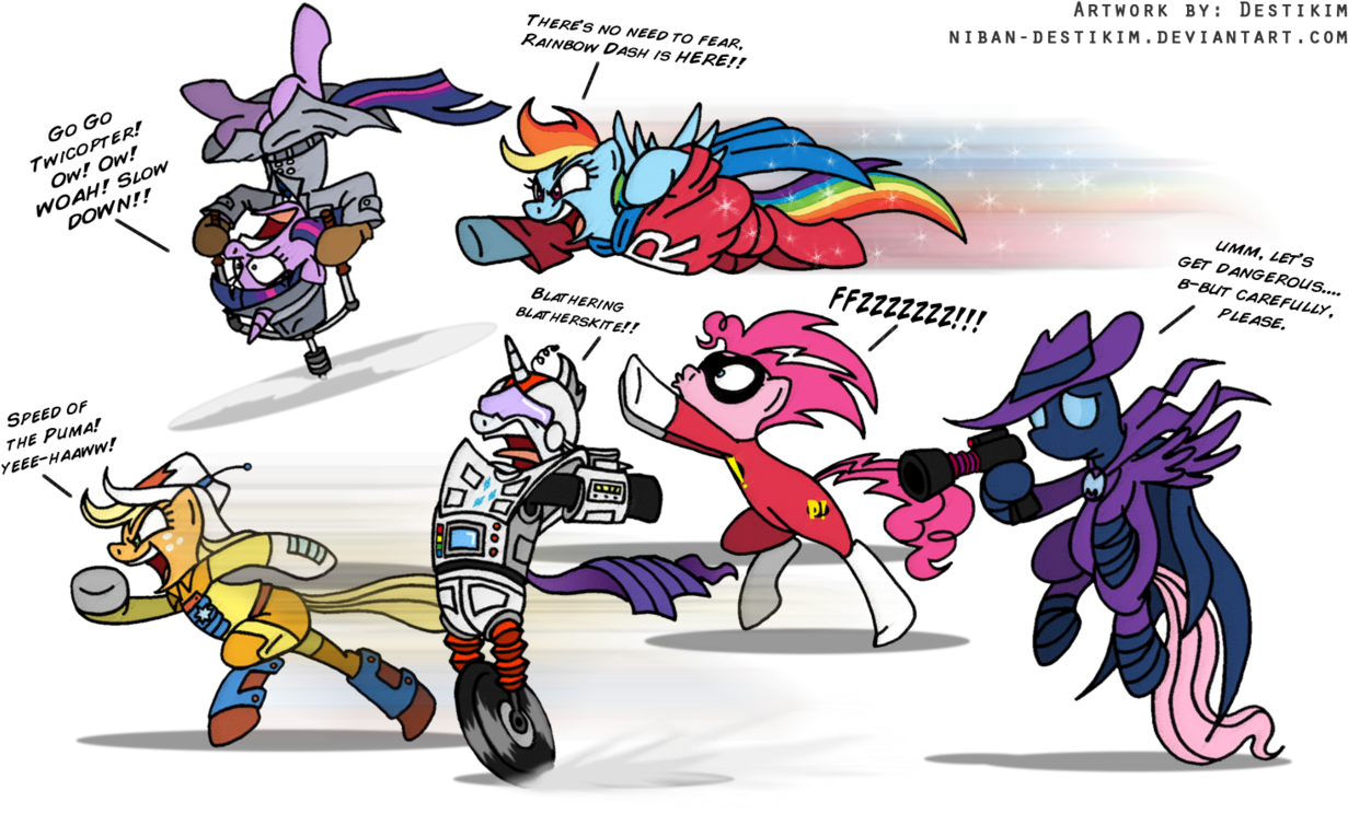 Niban-destikim, Bravestarr, Crossover, Darkwing Duck, - Art (1280x756), Png Download