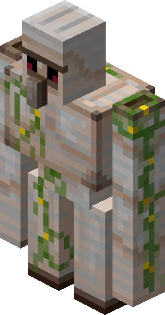 Golem Minecraft (536x1024), Png Download
