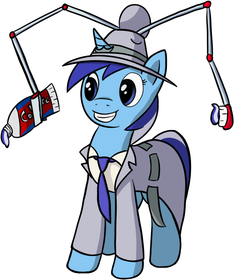 Redquoz, Clothes, Female, Hat, Inspector Brushie, Inspector - My Little Pony: Friendship Is Magic (1022x1024), Png Download