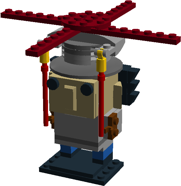 Inspector Gadget Brickheadz - Lego (1126x600), Png Download
