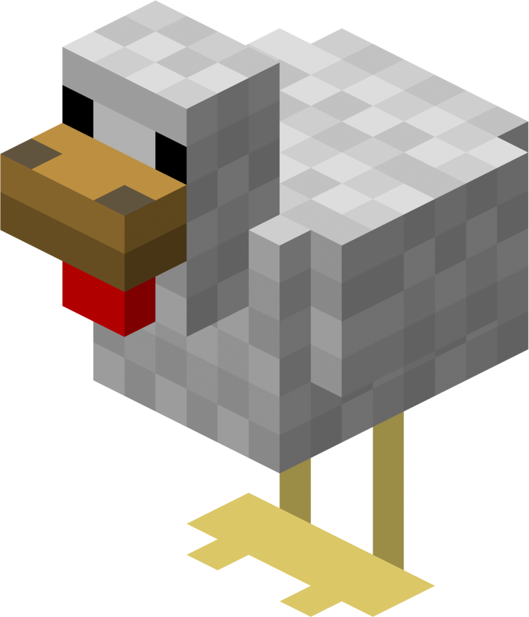 Image Chick Free On Dumielauxepices Net - Minecraft Chicken Png (771x900), Png Download