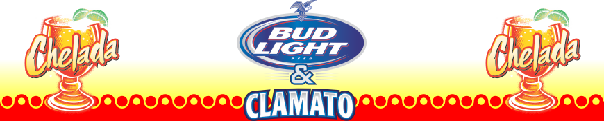 Bud Light Chelada Logo - Bud Light & Clamato Chelada With Salt (870x175), Png Download