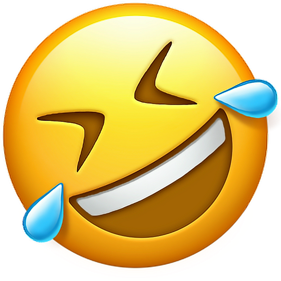 Emoji Lol Funny Iwannadie Follow Me I Need Sum Relevanc - Emoji Lol Png (1024x1024), Png Download