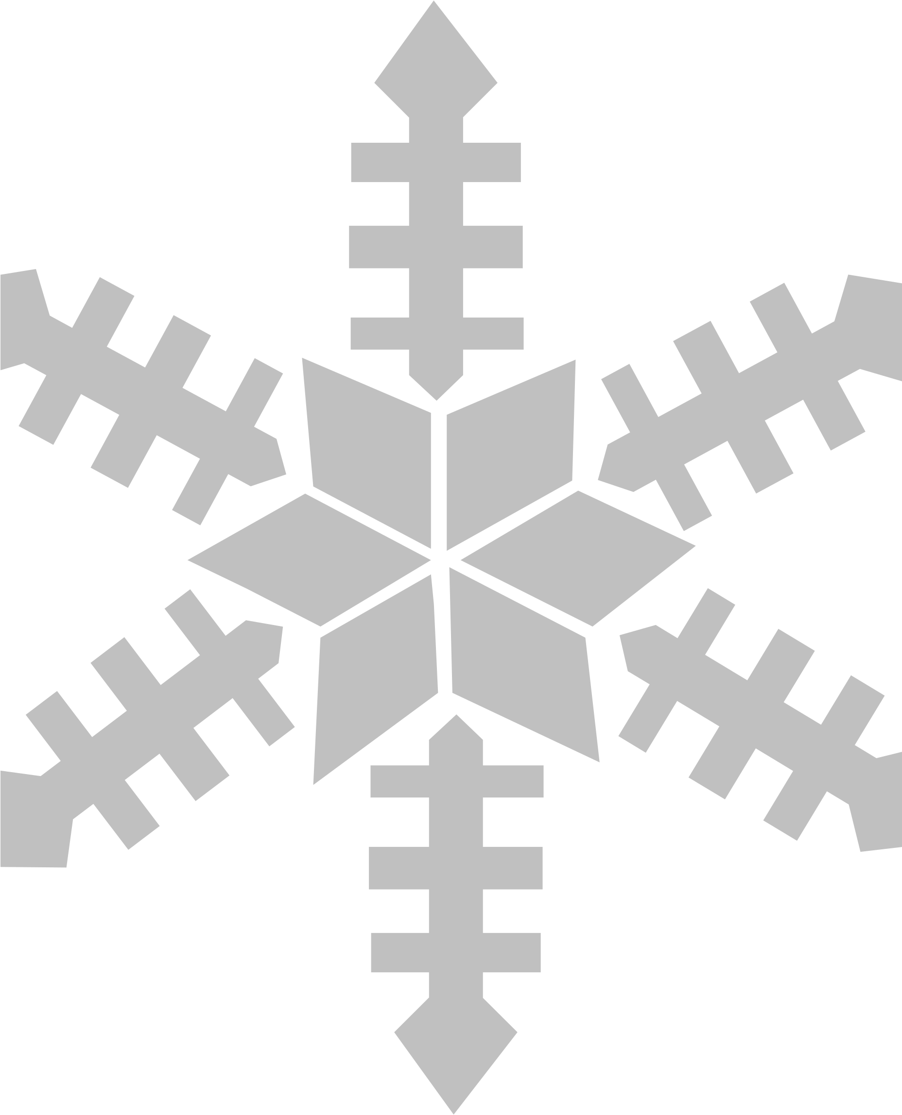 Big Image - Snowflake Clip Art Png (1855x2400), Png Download