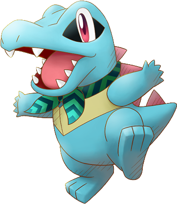Totodile Pokémon Mundo Megamisterioso - Totodile Mystery Dungeon (430x460), Png Download