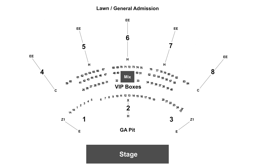 G-eazy, Ty Dolla Sign & Lil Uzi Vert September 08, - Coral Sky Amphitheater Section 8 (1050x684), Png Download