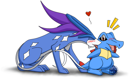 Gym Leader Elesa - Totodile Suicune (600x295), Png Download